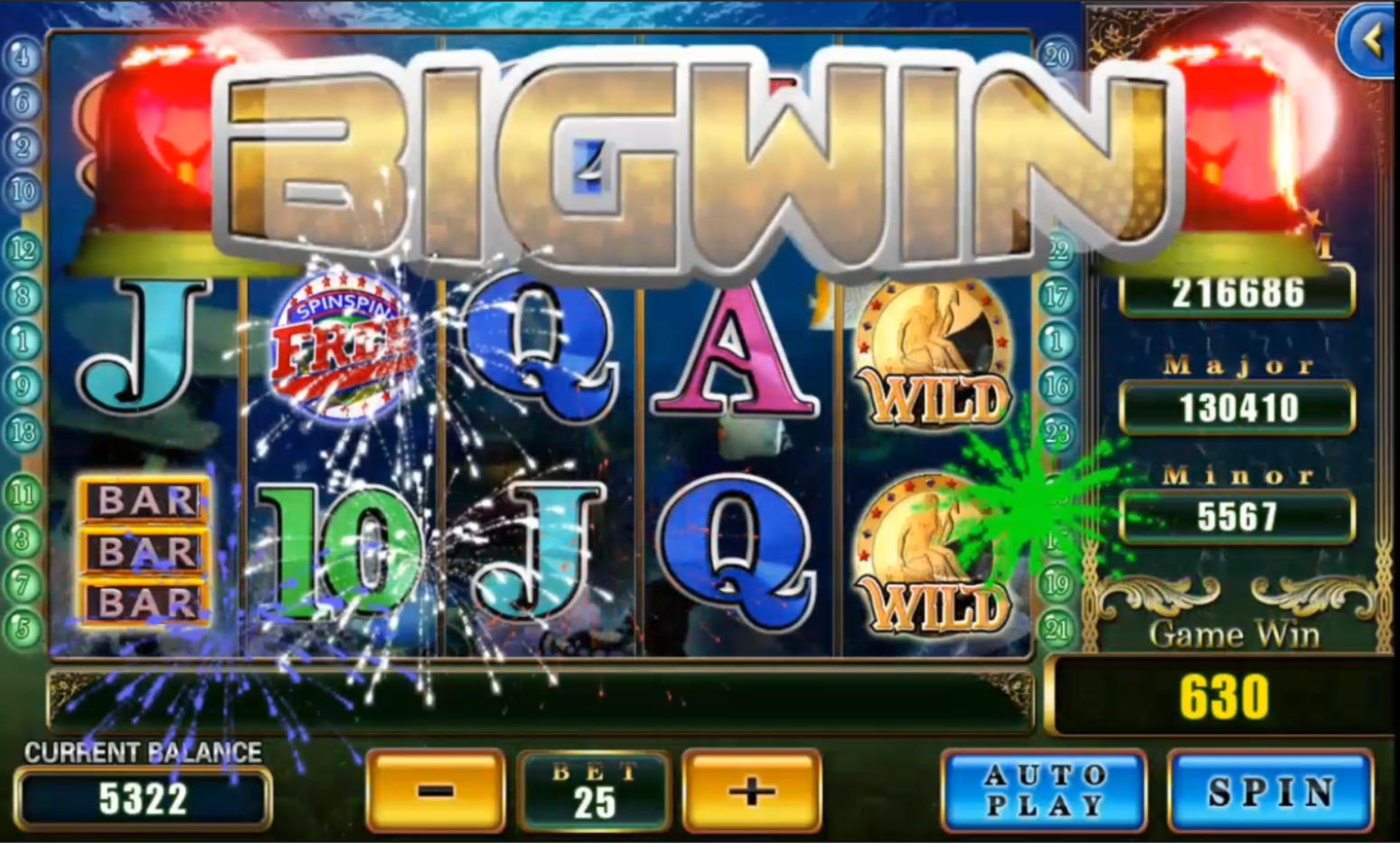 $50 Kostenloser Chip im Spin Palace Casino